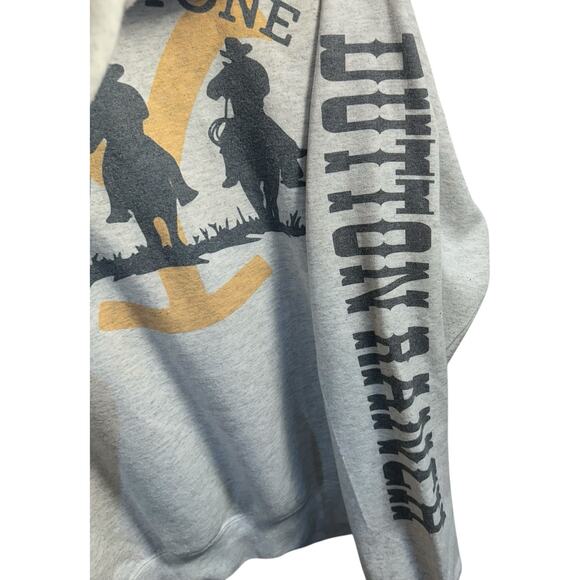 Yellowstone Dutton Ranch Sweatshirt Unisex M Cowboy Western Merch Graphic Top - Picture 4 of 11